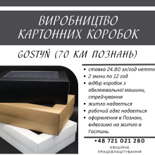 Виробництво картонних коробок