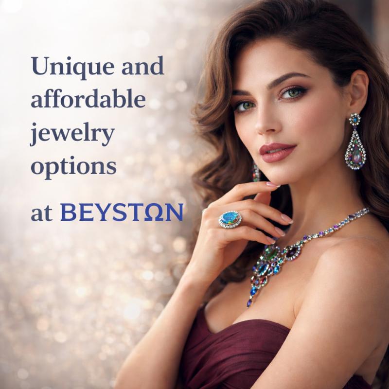 Unique and affordable jewelry options at Beyston.