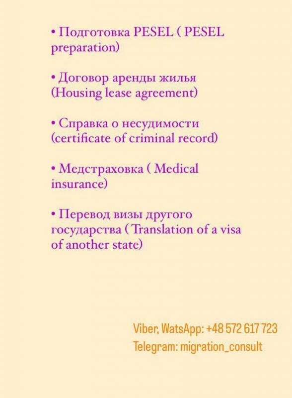 Помощь с документами
